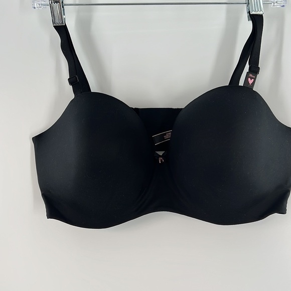 VICTORIA'S SECRET LIGHTLY LINED DEMI BRA BLACK NEW 38DD - Picture 1 of 3